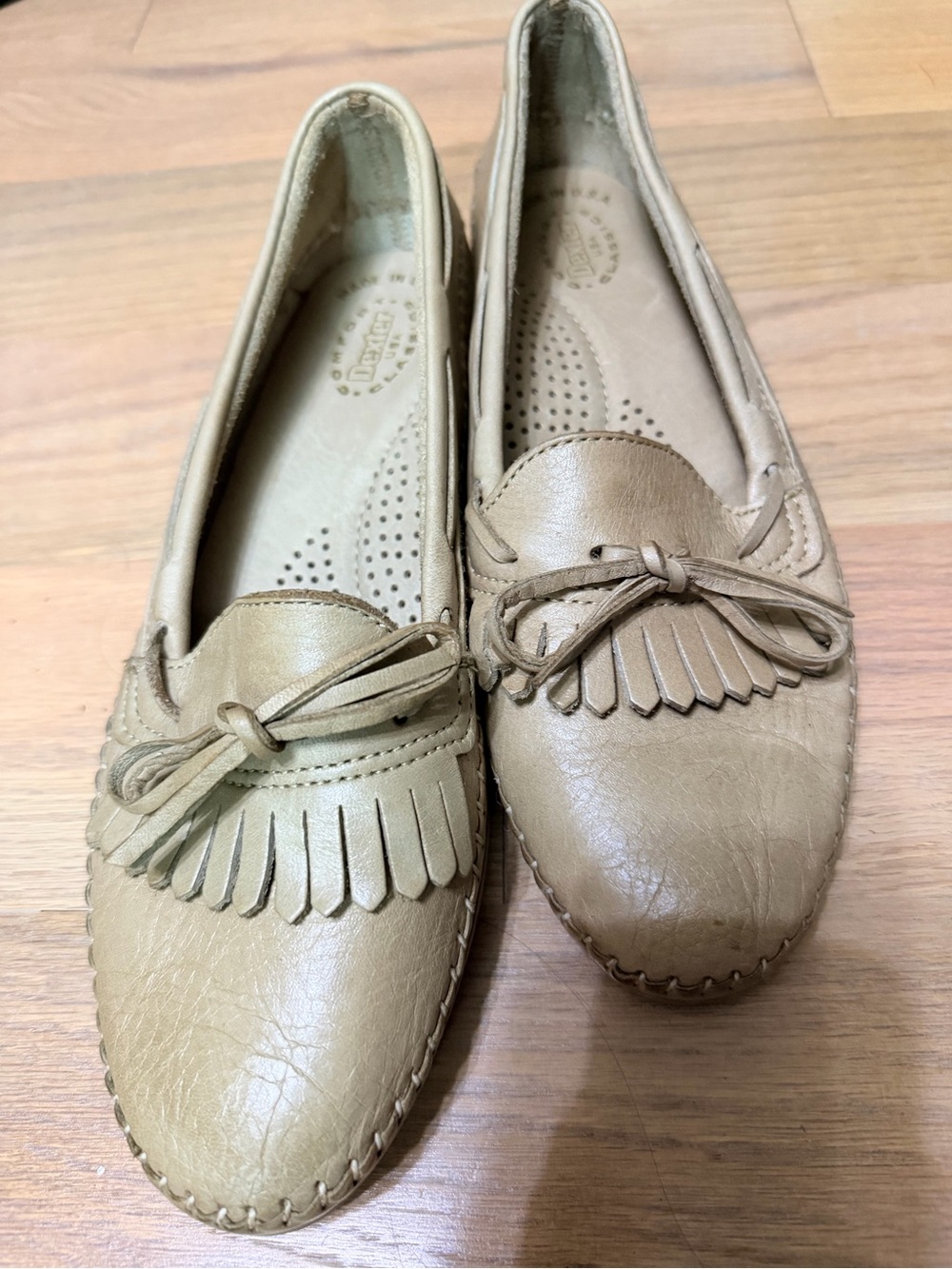 ✨ VINTAGE DEADSTOCK ✨ Dexter Comfort Classics Leather Fringed Kiltie Loafers